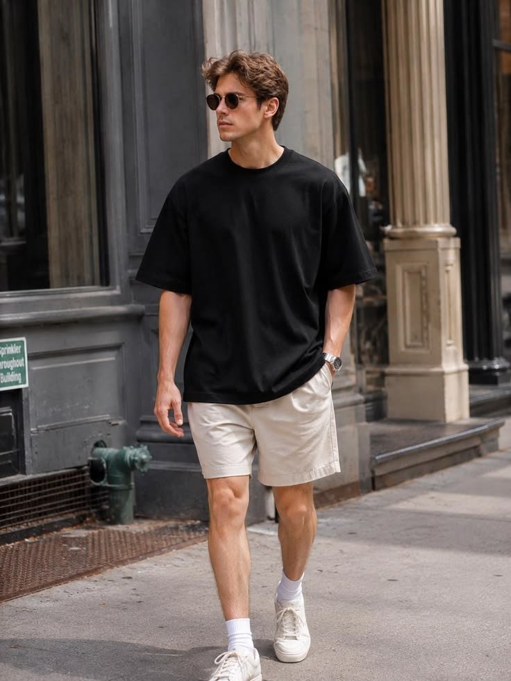 Oversized Black T Shirt
